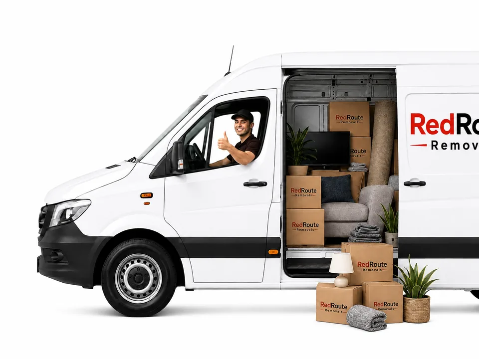 RedRoute removals van